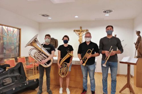 Constantin Benninger - Tuba, Theresa Gößl - Tenorhorn, Alexander Fußstätter und Florian Sepperl - Trompete