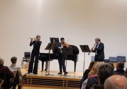 Martina Guttenberger, Flöte – Zeno Schmid, Viola – David Sigel, Klarinette
