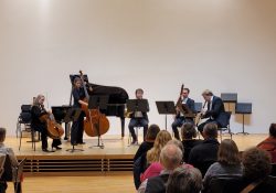 David Sigel, Klarinette – Stefan Heller, Horn – Ferdinand Wäscher, Fagott – Dana Nickel, Violoncello – Emma Zembacher, Kontrabass