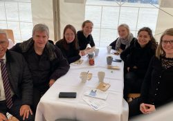 Vor der Veranstaltung mit dem Präsidenten der Universität Regensburg Prof. Dr. Udo Hebel