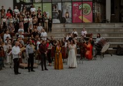 Mitsingkonzert 9.Beethoven im Amphitheater auf dem Unicampus